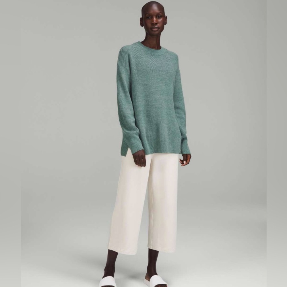 Lululemon Merino Wool-Blend Ribbed Crewneck Sweater